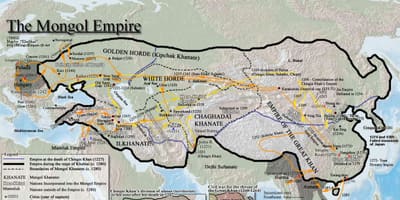 Mongolisk historia karta